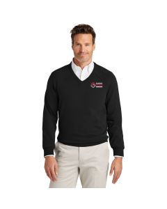 Brooks Brothers - Cotton Stretch V-Neck Sweater