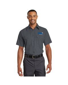 Red Kap -  Short Sleeve Solid Ripstop Shirt