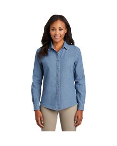 Port Authority - Ladies Long Sleeve Denim Shirt