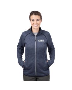 Cutter & Buck Women's Mainsail Sweater-Knit Full-Zip Jacket
